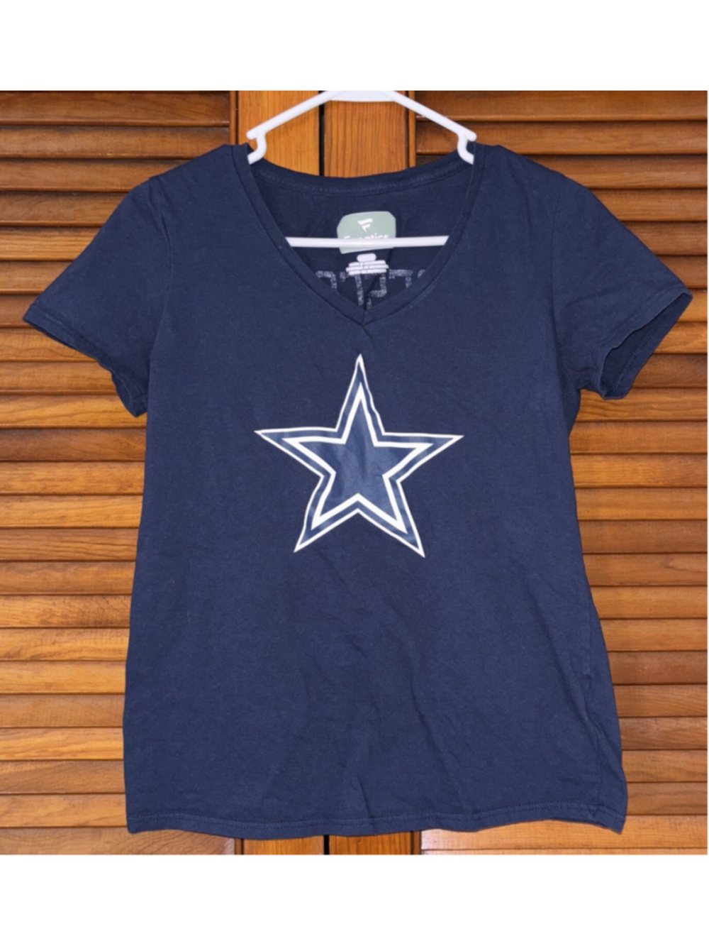 Dallas Cowboys Dak Prescott #4 Fanatics Women's V Neck T-Shirt Size Small S